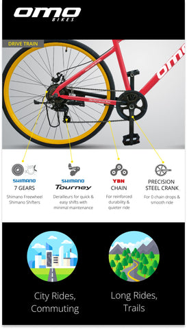 City Ride | Long Ride | OMO Bikes