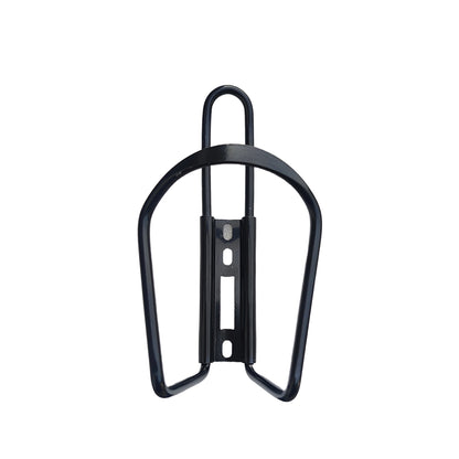 omobikes accessories heavy duty alloy bottle holder front view with screw holes