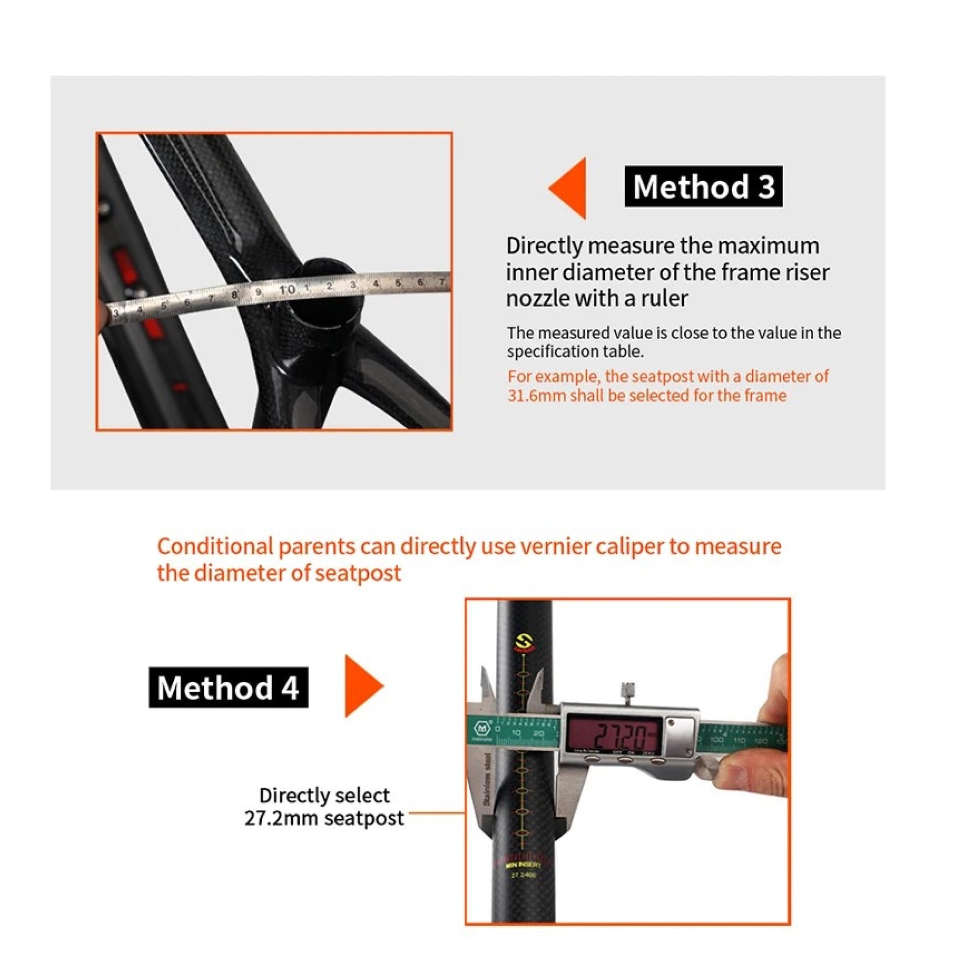 bicycle seat post  28.6x300 mm fixing view by omobikes