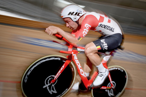 Racing track practice with road bikes in India