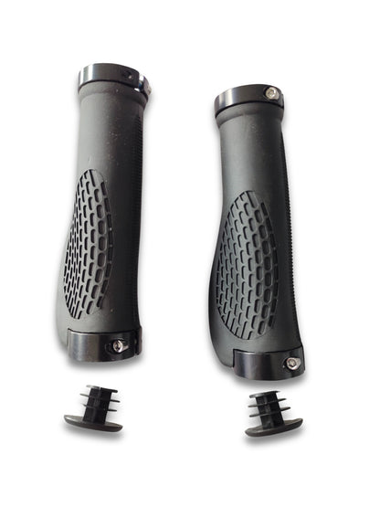 Ergonomic Grip with Wrist Support | Anti-Slip Lock-on Handlebar Grip (Black)