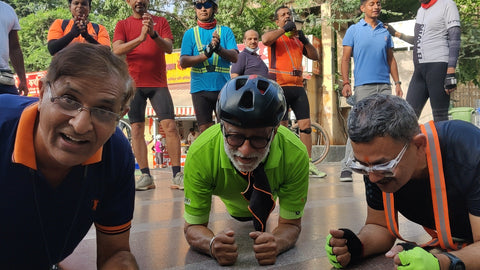 Age is just a number, plank competion