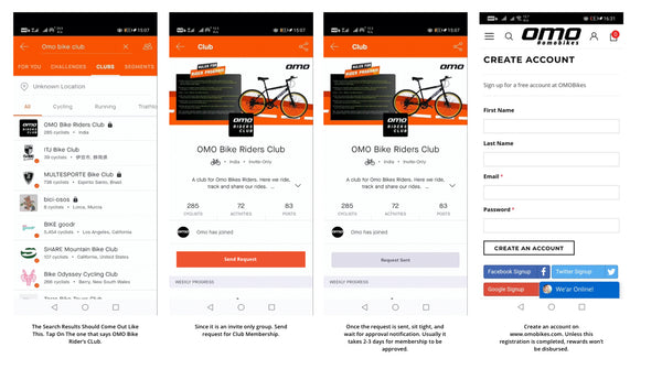omobikes strava club joining instructions