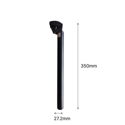 Bicycle seat post pipe for 27.2X350 mm 14 inch length angel view by omobikes