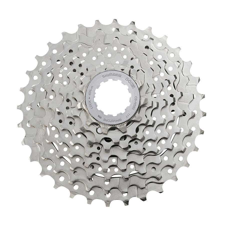 Shimano  Deore HG50 10S cycle cassette on a white background