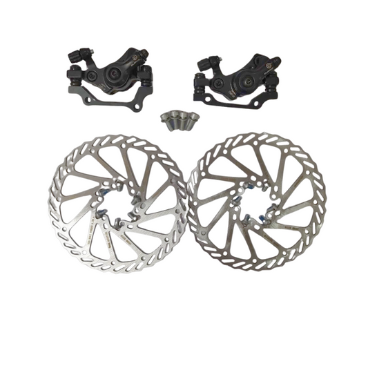 Clarks CMD-24 Mechanical Disc Brake Set | Machine With Rotor