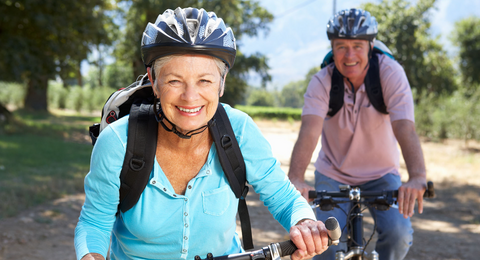 no matter how old are you, no one can steal your happiness of cycling