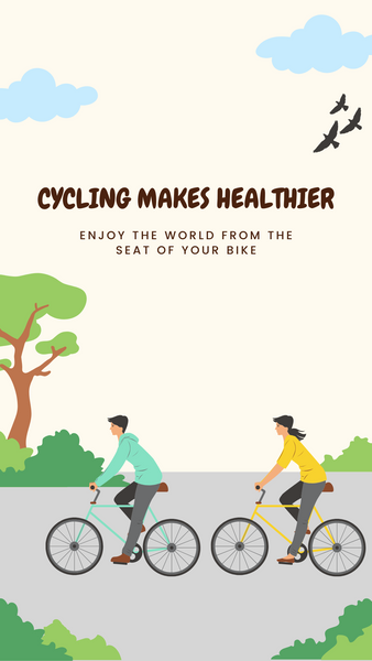 Cycling makes healthy women