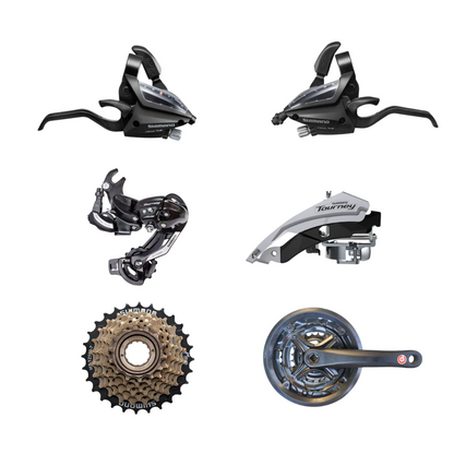 Shimano Gear Set — Single Speed to 21 Speed