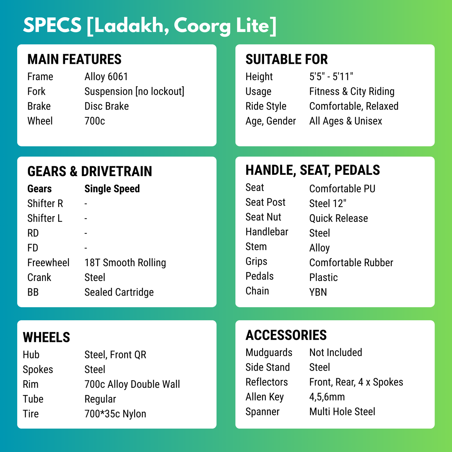 Coorg Lite [Single Speed Hybrid]