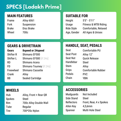 Ladakh Prime [8/24 Gears Hybrid]